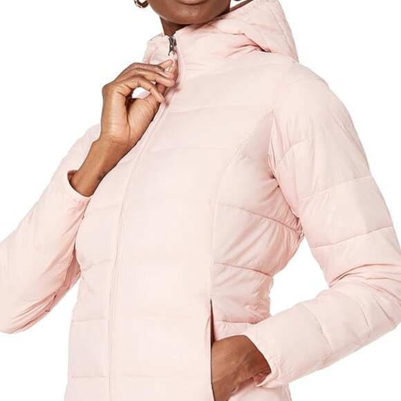 Women's Lightweight Water-Resistant Packable Hooded Puffer Coat (XS) - Picture 1 of 7